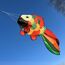 emma kites Niedlicher Regenbogenfisch-Windsack, Regenbogenspirale, 81,3 cm, für Hinterhof, Garten, Terrasse, Dekoration, Strand, Windspiel, Flyer mit Schnapp-Drehgelenk, Einzeleinheit