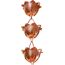 Monarch Pure Copper Lotus Rain Chain, 8-1/2-Feet Length