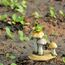 Top Collection Miniatur Feengarten und Terrarium Statue Frosch auf Pilzen