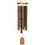 Woodstock Amazing Grace Chime Windspiel Mittel aus Aluminium und Holz in der Farbe Bronze, Länge: 60,9cm, AGMBR