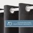 Exclusive Home Vorhänge, Polyester, 1 Paar, Polyester, anthrazit, 54x96