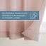 TOWN & COUNTRY BASICS Exclusive Home Vorhänge, Polyester, 1 Paar, Polyester, Blush, 54x96