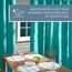 TOWN & COUNTRY BASICS Exclusive Home Curtains GT Cabana Ösenvorhang, 1 Paar, Polyester, blaugrün, 54x96, 2