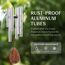 UpBlend Outdoors Large Wind Chime - The Classic Silver Havasu is 38” Total Length - Hand-Tuned and Beautiful as a Gift or for Your Patio, Garden, and Outdoor Home décor