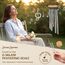 UpBlend Outdoors Premium-Windspiel für den Außenbereich – Windspiele für den Außenbereich, Garten, Terrasse, Windspiele im Freien, tiefer Ton, Geburtstagsgeschenkideen, für Frauen, 73.7 cm, Silber