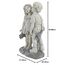 Design Toscano Jung verliebt: Sich küssende Kinder, Gartenfigur