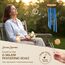 UpBlend Outdoors Windspiel für draußen – 73,7 cm blaues Windspiel für den Außenbereich, Zen-Gartenspiel für draußen, Blechwindspiel, Dekor-Windspiele für Mutter, Oma, Geschenke für sie