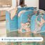 Jewelkeeper - Pappkoffer, Satz von 3 - Storage Geschenkboxen für Geburtstag, Hochzeit, Kinderzimmer, Büro Dekoration, Displays, Spielzeug, Fotos - Vintage Weltkarte Aufbewahrungsboxen