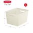 Curver 03612-885-00 Dekorativer Korb My Style L, 18 L, Creme