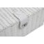 ARPAN Aufbewahrungskorb, mittelgroß, Kunstharz, gewebt, mit Deckel und Schloss, Weiß