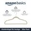Amazon Basics Schmale und rutschfeste Kleiderbügel für Hemden/Anzug/Kostüm, Elfenbeinfarbe, 30er-Pack
