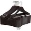 Utopia Home Rutschfeste Premium-Holz-Kleiderbügel mit runder Hosenstange und Schulterrillen – 360 Grad drehbarer Haken, langlebig & schmal, Anzug, Hose, Jacke Kleiderbügel (Walnuss-Finish, 20erPack)