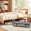 Lifewit 6 Stück 75L Unterbett Aufbewahrungsbox, Faltbare Unterbettkommode Aufbewahrungstasche Storage Boxes mit Deckel, Unterbett Aufbewahrung für Kleider Unterbett Kleiderschrank, Grau
