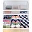 SIMPLE JOY® PAX100 Organizer für ikea Kleiderschrank; DAS ORIGINAL; passgenau; Stabiler Boden; Schubladen Ordnungssystem für Socken, BHs, Unterwäsche, Krawatten; 6er Set
