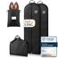 Bruce.® 2x Kleidersack Lang 160x60 cm inkl. 1x Schuhbeutel – 120 GSM Premium Kleiderhülle für Abendkleid, Robe & Trachten – Atmungsaktive Schutzhülle für Reisen & Kleiderschrank - Kleidersäcke herren