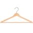 OGIVO Kleiderbügel Holz – 30er Set Holzbügel Bügel aus Holz für Ihre Garderobe – 360° drehbarer Haken – Einkerbungen an den Schultern – Hangers Clothes (Natur)