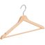 OGIVO Kleiderbügel Holz – 30er Set Holzbügel Bügel aus Holz für Ihre Garderobe – 360° drehbarer Haken – Einkerbungen an den Schultern – Hangers Clothes (Natur)