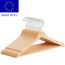 OGIVO Kleiderbügel Holz – 10er Set Holzbügel Bügel aus Holz für Ihre Garderobe – 360° drehbarer Haken – Einkerbungen an den Schultern – Hangers Clothes (Natur)