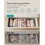 SONGMICS Aufbewahrungsbox für Schublade, 12er Set, Schubladen Organizer, Faltbox, Unterwäsche Organizer, Stoffbox für Socken, Unterwäsche, BHs, Krawatten und Schals, schiefergrau RDZ006G03