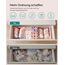 SONGMICS Aufbewahrungsbox für Schublade, 6er Set, Schubladen Organizer, Faltbox, Unterwäsche Organizer, Stoffbox für Socken, Unterwäsche, BHs, Krawatten und Schals, pastellrosa RDZ06PK
