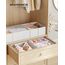 SONGMICS Aufbewahrungsbox für Schublade, 12er Set, Schubladen Organizer, Faltbox, Unterwäsche Organizer, Stoffbox für Socken, Unterwäsche, BHs, Krawatten und Schals, wolkenweiß RDZ006W02