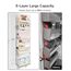 ULG 2 Pack Over The Door Organizer with 6 Large Pockets 12 Side Pockets, 50lbs Weight Capacity Door Hanging Organizer for Bedroom, Bathroom, Pantry, Nursery Storage, Beige