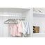 ManGotree Baby Samt Kleiderbügel, Säuglings- und Kleinkinderbügel, rutschfeste Kinderbügel, Ultra-schlanke platzsparende Kinderbügel, robuste Kleiderbügel, Packung mit 48 (Grau)