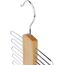 Hangerworld Holz 20 bar Krawatte Rack Kleiderbügel - Schal, Gürtel, Zubehör Organizer - Beige / Natur