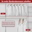 Kleiderbügel Platzsparend 100 Stück - Schwerlast Organizer bis 20KG | Stabile platzsparende Kleiderbügel zur Kleider-Aufbewahrung | Schwarz