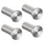 SAYAYO Garderobenhaken Edelstahl, Kleiderhaken Wand Haken zum Schrauben Handtuchhaken Wandhaken Garderobe Gebürstet 4 Stück für Badezimmer, Küche, Schlafzimmer, EGOY001Y-LS-4P