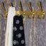 Dseap Garderobenleiste - Schwerlast Garderobenhaken Mit 5 Dreifachhaken, Edelstahl Wandgarderobe, Kleiderhaken Wand, Hakenleiste Garderobe für Mantel Hut Handtuch Handtasche, Gold, 2 Stück