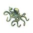 Hampton Nautical Antique Bronze Cast Iron Octopus Hook 11 Inch - Decorative Hook - Sealife Metal Wall Hook