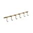WINCASE Wand montiert Messing antik gebürstet Bronze Reihe Haken mit 3 Heavy Duty Europäischen klassischen Serie alle Kupfer Antik Rustikal klein von Fell Handtuch Rack Halter 6 Hooks