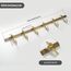 WINCASE Wand montiert Messing antik gebürstet Bronze Reihe Haken mit 3 Heavy Duty Europäischen klassischen Serie alle Kupfer Antik Rustikal klein von Fell Handtuch Rack Halter 6 Hooks