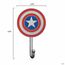 Open Road Brands Marvel Captain America Schild Wandhaken aus Gusseisen, Captain America Haken für Mäntel, Jacken, Schlüssel und mehr