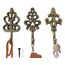 Comfify Dekorativer Shabby Chic Wandhaken - Rustikal - Antik anmutend - Französischer Landhaus-Charme - Große Dekorative Hängehaken - 3er Set - Schrauben und Dübel zur Montage inklusive