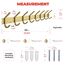 SAYONEYES Wandgarderobe Gebürstet Gold - 61.0 cm Edelstahl Stange mit 8 Doppelgarderobenhaken für Eingangsbereich, Badezimmer, Schlafzimmer, Küche - Moderne Gold Hakenleiste für Mäntel, Hüte