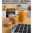 Deco haus® Vorratsdosen mit Deckel luftdicht 16er Set - Für Nudeln, Müsli, Mehl - Aufbewahrungsbox mit Deckel - Vorratsbehälter Küche Aufbewahrung & Organisation - Kitchen Storage