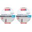 tesa Montageband Tapete&Putz, 10 kg Haltekraft pro Meter - starkes, doppelseitiges Montageklebeband zur Befestigung auf Gips und Tapeten - 5 m x 19 mm (Packung mit 2)