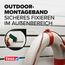 tesa Powerbond Outdoor - Doppelseitiges Montageband für den Außenbereich - Wasserfestes, starkes, UV-beständiges Klebeband (5er Pack, 5m:19mm)