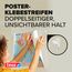 tesa Powerstrips POSTER Big Pack - Doppelseitige Klebestreifen für Poster und Plakate - Selbstklebend und spurlos wieder ablösbar - Bis zu 200 g Halteleistung - 96 Stück