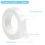 Taiyeestar 5m Doppelseitiges Klebeband Extra Stark Transparent 15mm/20mm/30mm/40mm/50mm, Ablösbar nicht markierend Doppelseitiges transparentes Nano tape, für Teppich/Foto Wand, 1mm Dicke, 20mm breit