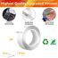 Doppelseitiges Waschbares Spurloses Klebeband,Transparent Entfernbares Wiederverwendbares Klebestreifen, Extra Starke Klebekraft Wasserdichtes, rutschfest Multifunktionales (3M x 3CM x 2MM)