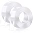 Doppelseitiges Klebeband Extra Stark, Waschbares Spurlos Dünn Nano Tape, Transparent und Ablösbar Beidseitiges Klebeband für Teppich, Zuhause, Küche, Auto oder Büro(10M * 2CM * 2MM)