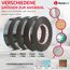 Sanojtape Doppelseitiges Klebeband Extra Stark Schwarz 19mm x 10m Universal Montageband 1mm Dicke Schaumstoff Karosseriekleber Tape Starker Kleber