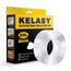 Kelasy Doppelseitiges Klebeband Extra Stark, Extra Starkes Klebriges Doppelseitiges Montageband,Klares Selbstklebendes Poster Wandband Zur Dekoration-5 Meter