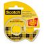 Scotch Double-Sided Tape, 1 Roll on Handheld Dispenser + 25% Extra FREE, 12 mm x 7.88 m - Clear Double Sided Sticky Tape, Strong, Long-Lasting, and Photo-Safe