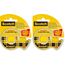 Scotch Double-Sided Tape, 1 Roll on Handheld Dispenser + 25% Extra FREE, 12 mm x 7.88 m - Clear Double Sided Sticky Tape, Strong, Long-Lasting, and Photo-Safe (Packung mit 2)