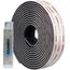 CANOPUS Profi Dual Lock Klettband SJ3550 Extra Stark (25,4mmx2m), Wasserdicht Klettband Klebeband Schwarz, 5X stärker als Flauschband und Hakenband, selbstklebender flexibler Druckverschluss