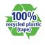 tesa Doppelseitiges Klebeband PRO NATURE - stark und vielseitig, als Verlegeband für Böden sowie zum Basteln geeignet - aus 100% recyceltem Kunststoff - 25 m x 50 mm